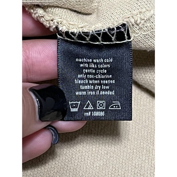 Sean John‎ Polo Shirt Men 3XL Tan Orange White Striped Color Block Y2K Preppy - Picture 8 of 10